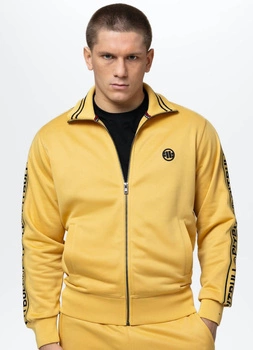 Bluza PIT BULL OLDSCHOOL TAPE LOGO TERRY czarna stójka