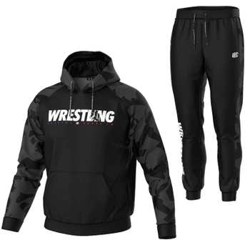 Dres sportowy  EXTREME HOBBY BOLD WRESTLING komplet czarny