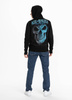 Bluza PIT BULL BLUE SKULL czarna kaptur