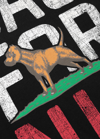 T-shirt PIT BULL CALIFORNIA czarny