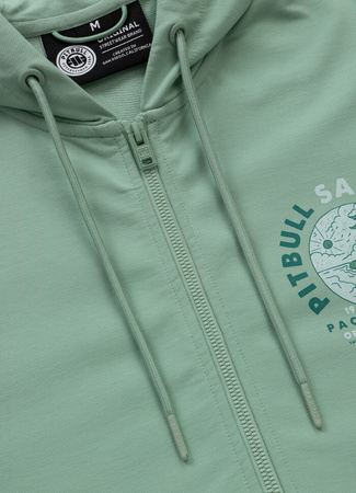 Bluza PIT BULL Tricot Terry PLANET SURF light mint rozpinana