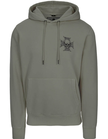 Bluza PIT BULL WASHED BITE ME grey harbour kaptur