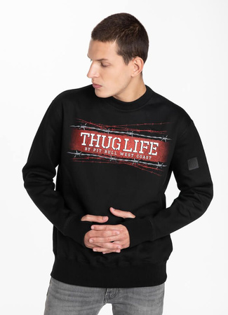 Bluza PIT BULL THUG LIFE czarna prosta