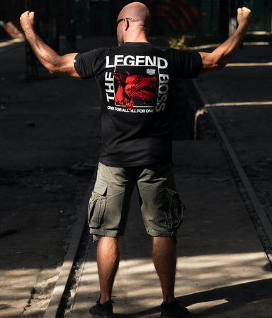 T-shirt DOBERMANS THE LEGEND BOSS TS382 czarny