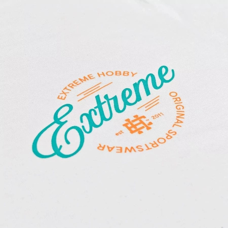 T-shirt EXTREME HOBBY CLUSTER biały