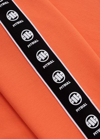 Komplet dresowy PIT BULL Tricot Terry TAPE NUGGET bright salmon rozpinany