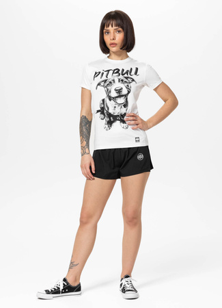 Damska koszulka sportowa Mesh PIT BULL PUPPY WMN biała