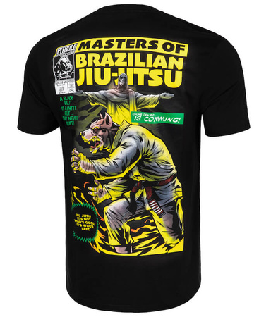 T-shirt PIT BULL MASTER OF BJJ czarny