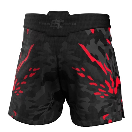 Spodenki athletic EXTREME HOBBY BLACK PANTHER czerwone