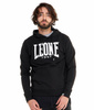 Bluza LEONE BIG LOGO czarna kaptur