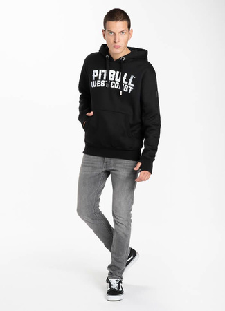 Bluza PIT BULL BLACK DOG czarna kaptur