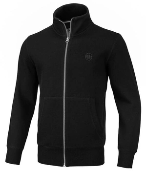 Bluza PIT BULL SMALL LOGO PIQUE czarna stójka