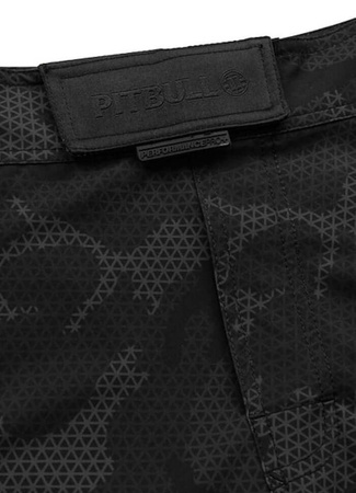 Spodenki grapplingowe PIT BULL 1 NET CAMO 2 all black camo