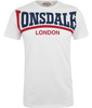 T-shirt LONSDALE CREATON biały