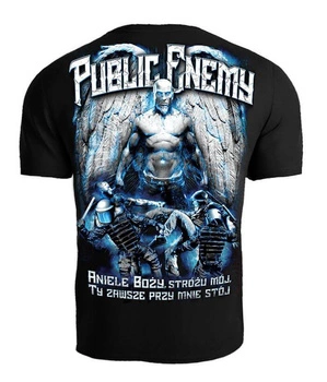 T-shirt PUBLIC ENEMY STRÓŻU MÓJ czarny