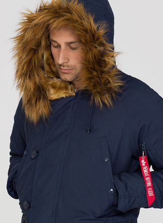 Kurtka parka ALPHA INDUSTRIES EXPLORER granatowa (rep.blue) 193128 07