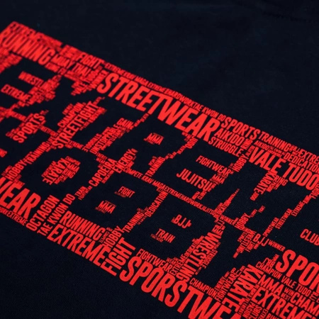 Bluza Crewneck EXTREME HOBBY TYPOGRAPHY czerwony