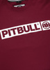 Bluza PIT BULL HILLTOP TERRY bordowa prosta