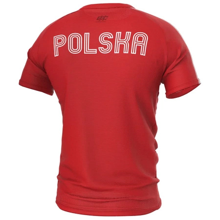 Koszulka techniczna EXTREME HOBBY POLSKA czerwona