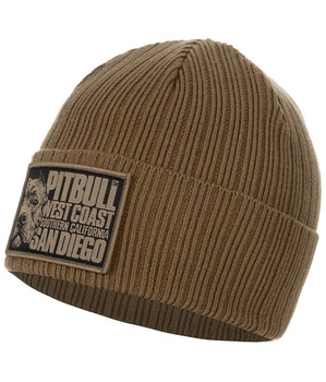 Czapka zimowa PIT BULL SILVAS BLOOD DOG brązowa
