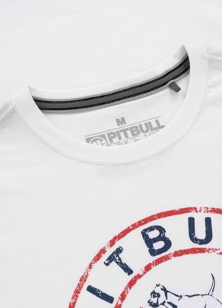 T-shirt PIT BULL SAN DIEGO INS. biały