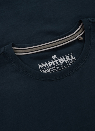 T-shirt PIT BULL SMALL LOGO 25 granatowy (dark navy)