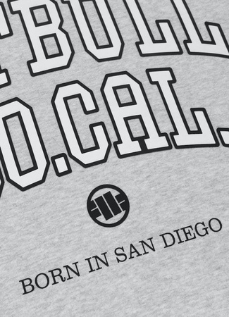 Bluza PIT BULL SO CAL szara prosta