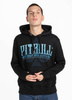 Bluza PIT BULL BLUE SKULL czarna kaptur