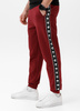 Spodnie sportowe PIT BULL Tricot Terry TAPE NUGGET bordowe