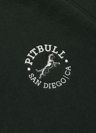 Bluza PIT BULL SAN DIEGO CA dark green kaptur