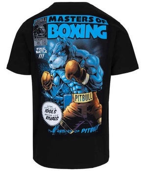 T-shirt PIT BULL MASTERS OF BOXING czarny