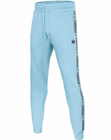 Spodnie sportowe PIT BULL TRICOT MERIDAN błękitne