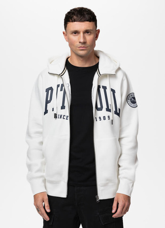 Bluza PIT BULL NORTON off white rozpinana
