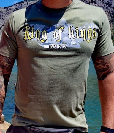 T-shirt INVICTA KING oliwkowy