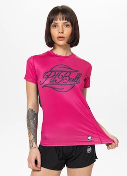 Damska koszulka sportowa Mesh PIT BULL IR WMN rasberry red
