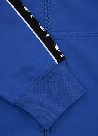 Komplet dresowy PIT BULL Tricot Terry TAPE NUGGET niebieski (electric blue) rozpinany