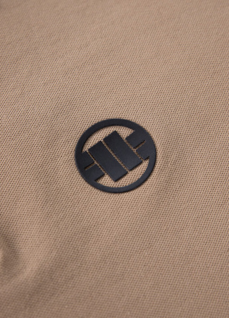 POLO PIT BULL regular LOGO STRIPES brązowe (coyote brown)