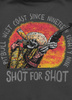 T-shirt PIT BULL SHOT FOR SHOT grafitowy