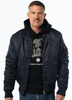 Kurtka PIT BULL HACKET WASHED BOMBER granatowa