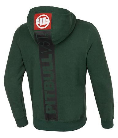 Bluza PIT BULL HILLTOP 22 ciemnozielona (dark green) rozpinana