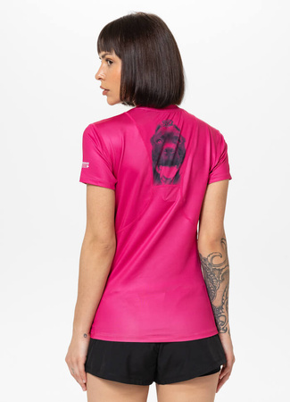 Damska koszulka sportowa Mesh PIT BULL IR WMN rasberry red