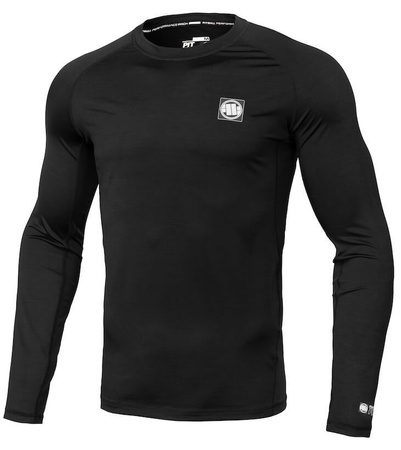 Longsleeve Rashguard PIT BULL MESH SMALL LOGO długi rękaw czarny