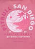 T-shirt damski PIT BULL Denim Washed PLANET SURF WMN różowy
