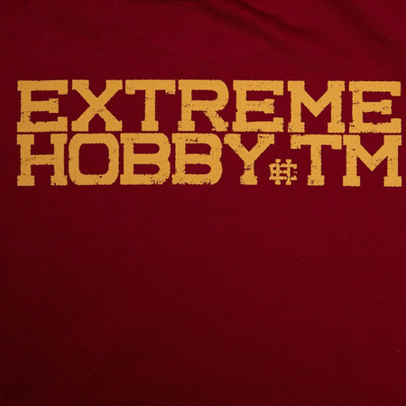 Bluza EXTREME HOBBY BLOCK 2021 bordowa prosta