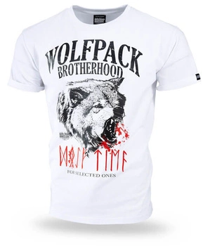 T-shirt DOBERMANS WOLFPACK TS252 biały