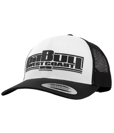 Czapka PIT BULL SNAPBACK CLASSIC BOXING biało-czarna