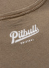 T-shirt damski PIT BULL Denim Washed ANGEL LOGO brązowy (coyote brown)