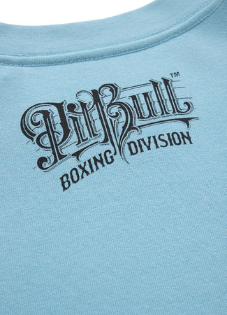 Bluza PIT BULL TRICOT VINTAGE BOXING błękitna prosta