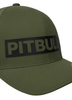 Czapka PIT BULL FULL CAP HILLTOP STRETCH FITTED oliwkowa