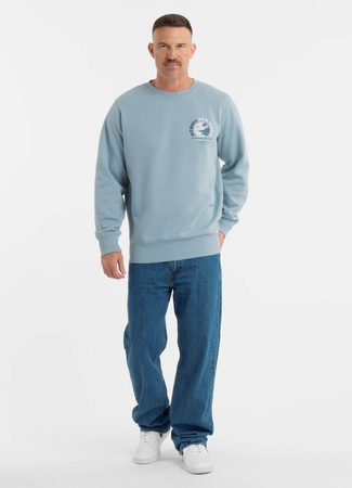 Bluza PIT BULL WASHED PLANET SURF light blue prosta